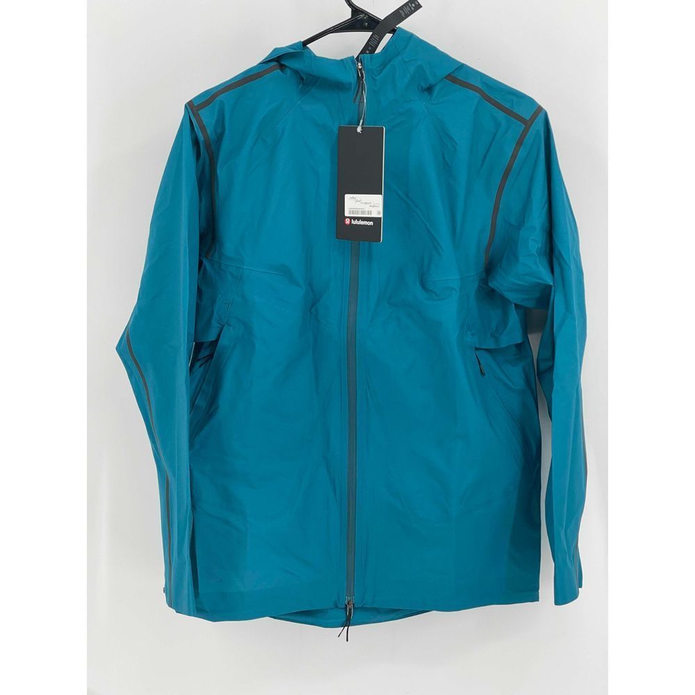 Lululemon Lab Eurus Jacket Women’s Size XS Relaxed Fit Hooded Full Zip Teal Blue